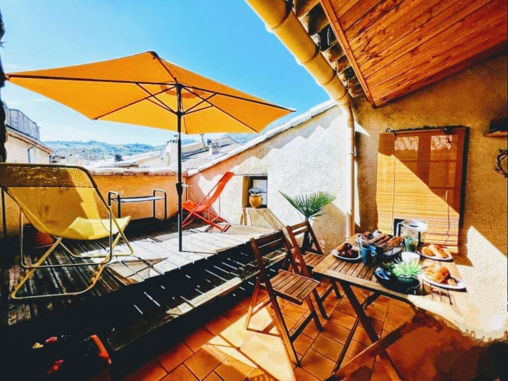 La Terrasse D'Olea, Au Coeur Du Village 布依斯·莱斯·巴罗尼 外观 照片