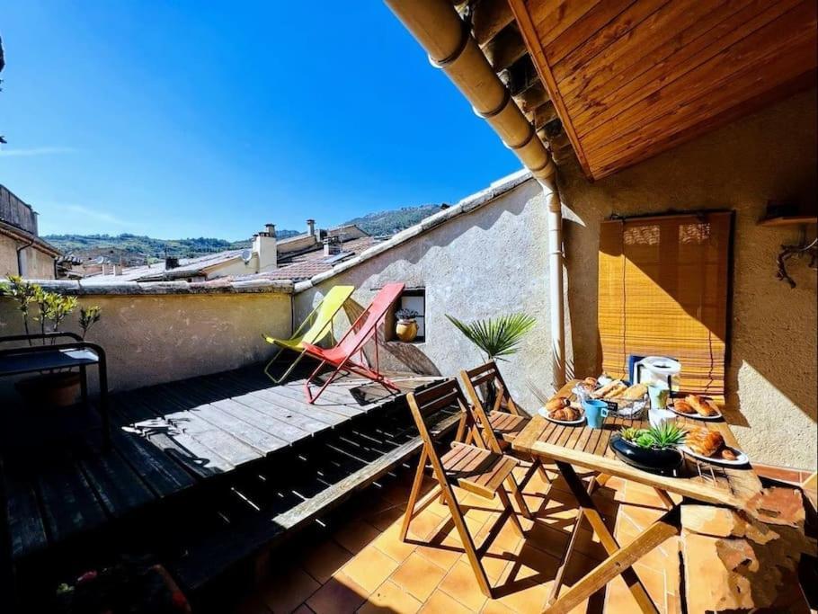 La Terrasse D'Olea, Au Coeur Du Village 布依斯·莱斯·巴罗尼 外观 照片