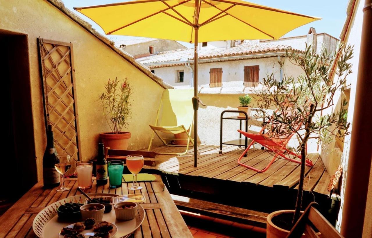 La Terrasse D'Olea, Au Coeur Du Village 布依斯·莱斯·巴罗尼 外观 照片